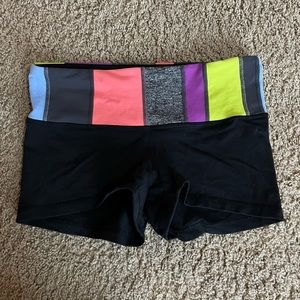 2.5” Lululemon Wunder under, Luon, Align shorts.